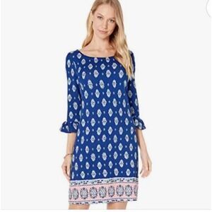 Lilly Pulitzer Sophie Ruffle Dress. Lapis Lazuli. Size XS